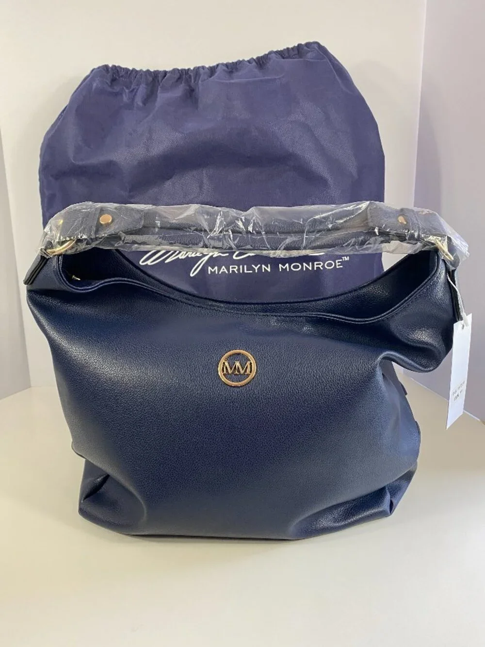 Marilyn Monroe Navy Blue Hobo Bag Purse